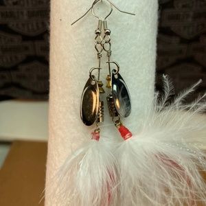 Fishing lure earrings
